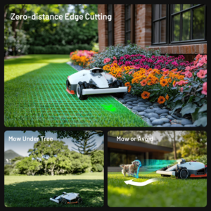 The AI Powered sensors give this mower vision